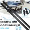 Für Mercedes-Benz C-Klasse W205 S205 2014~ Front Heckscheibenwischerblätter Set Kit Fenster Windschutzscheibe Wischerbürsten Autozubehör