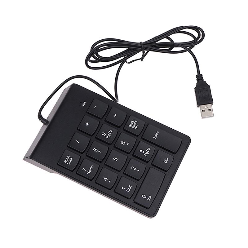 1Pc Universale Tastierino Numerico Usb Wire Mini Tastiera Numerica Per Laptop Desktop Pc Computer Tastiera Numerica 18 Tasti Tastiera