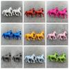 New Resin Powder Cute Horse Pendant DIY Making Earrings Jewelry Accessories Girl Piercing Earrings Gift