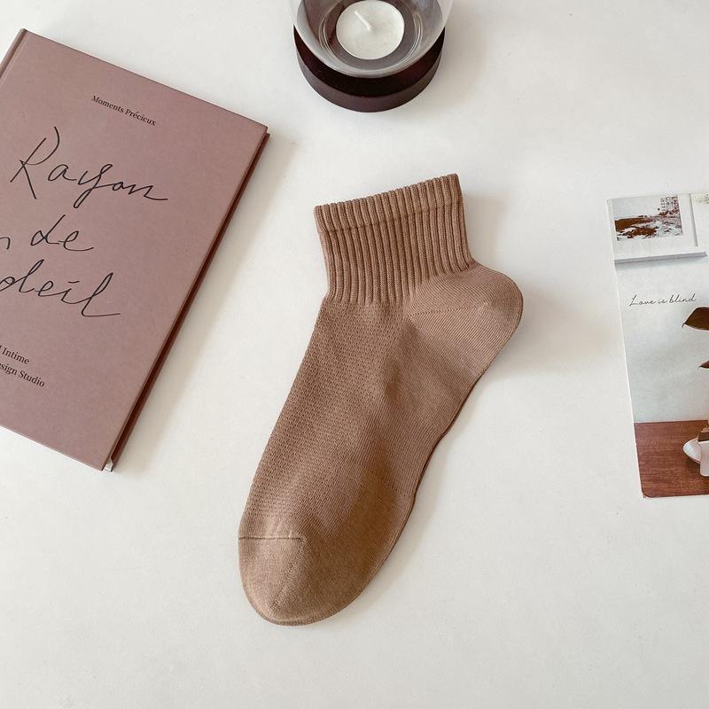 Solid Color High Elastic Bar Basic Versatile Casual Sports Socks Men'S Fashion Sports Men'S Socks