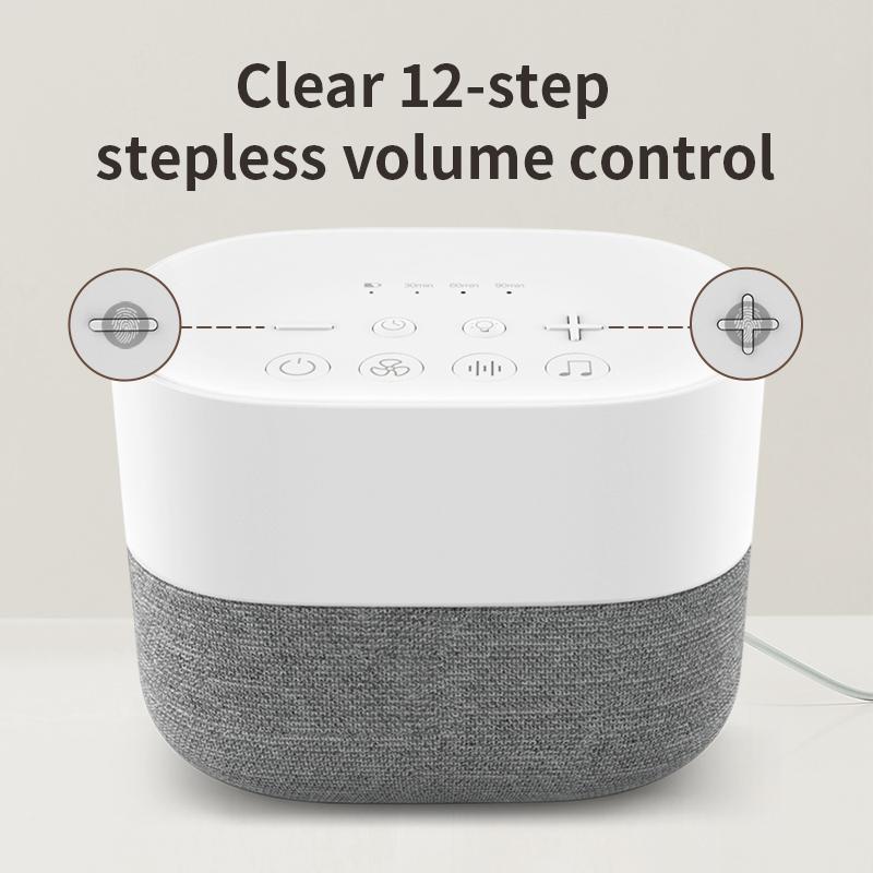 Sleep Sound Speaker White Noise Smart Speaker alarm clock Control Colorful Ambiance machine RGB Lamp H300