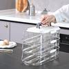 Large Capacity Refrigerator Egg Storage Box Transparent Egg Storage Box  for Home