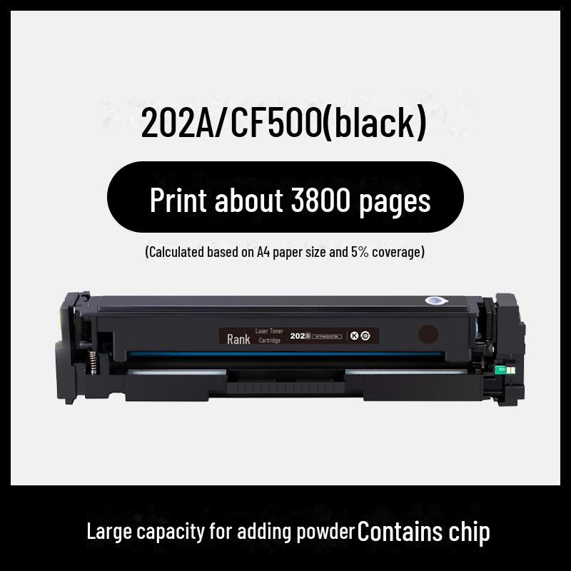 Gezhige Toner Cartridge for HP Models: M281fdw, M254dw, Cf500a, M254nw, M281fdn