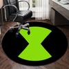 X-ray Protection Symbol round carpet Chair cushion Round Entryway Rug, Soft Round Rugs for Living Room, Bedroom, Circle Carpet decor gifts