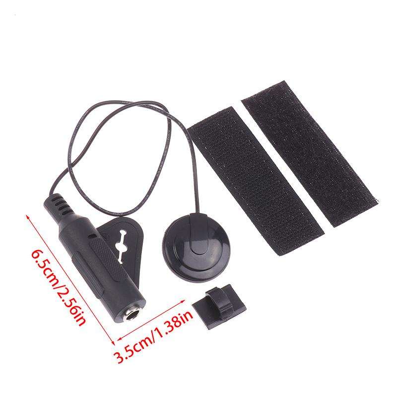 Contact 6.35 Microphone Piezo Pickup For Acoustic Guitar Microphone Pickup Cello Banjo Ukulele Lute Mandolin Violin Mic Pickup