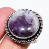 Sage Amethyst Gemstone Handmade 925 Sterling Silver Jewelry Ring Size 9.5 KJ-247