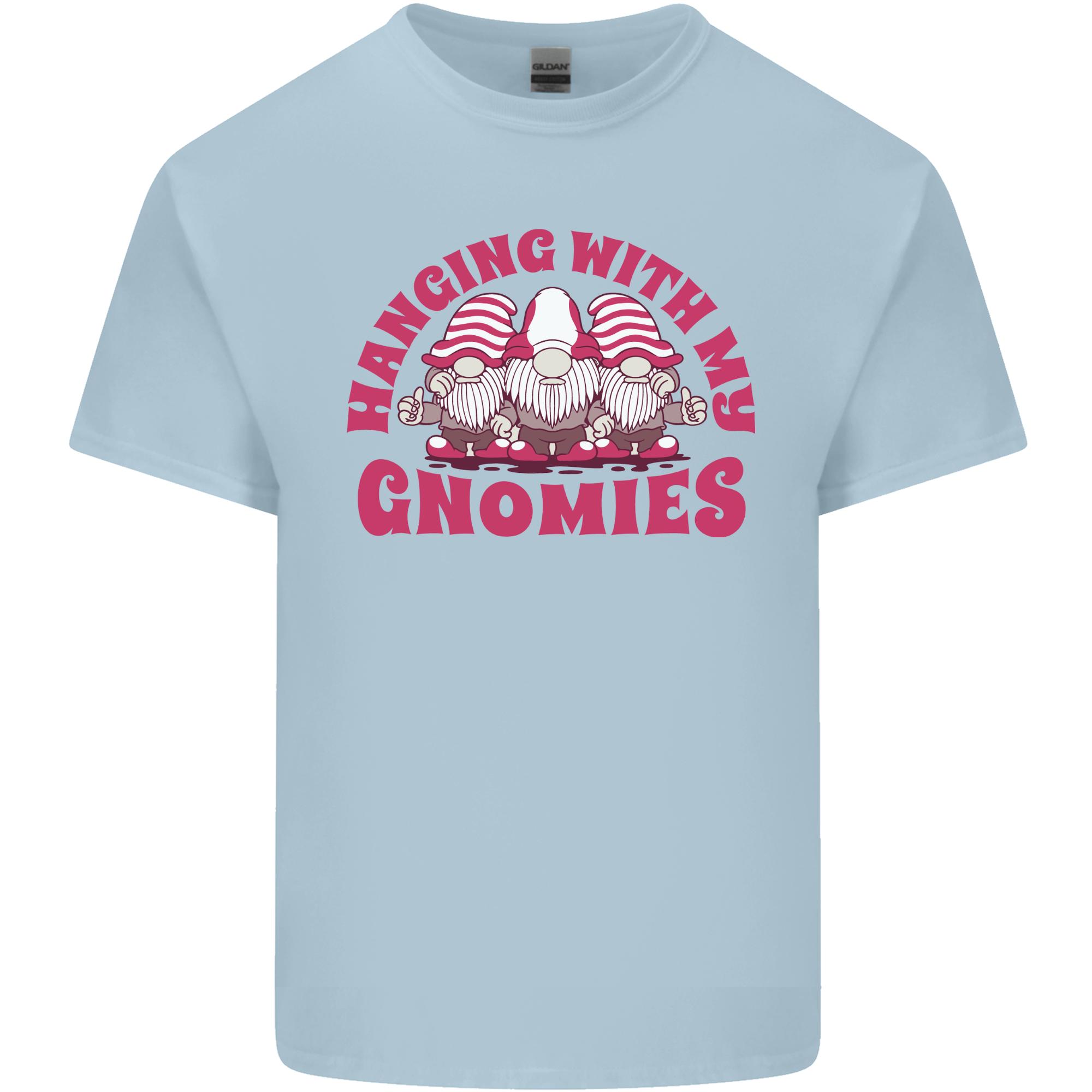 Hanging With My Gnomies Funny Gnome Unisexs Light Cotton TShirt S