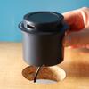 QI 10W ABS Black Convenient Practical Desktop Embedded 3 In 1 Double USB Rise Fall Wireless Charger