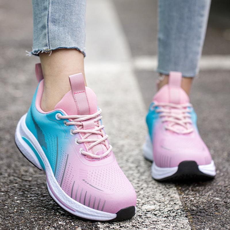 Fashion Women Safety Shoes For Work Boots Breathable Steel Toe Puncture Proof Sport Work Sneakers Anti-slip Security Boots