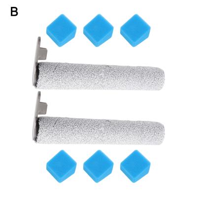 For JONR ED12 Pro Cordless Wet & Dry Vacuum Cleaner Set (1/2pcs Roller Brush, 2/6pcs Filters) Accessories