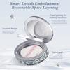 Flowers Knows Shell's Jewel Collection Gepresstes Setting Puder Kompaktpuder Klar Mattes Make-up Gesichtspuder Natürlicher Bronzeglanz