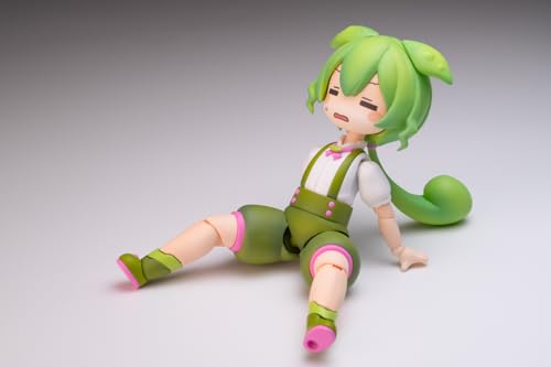 PM Office A (PLUM) Plafia Zundamon Mini Figure Set, Approx. 100mm Tall, 1/12 Scale, Pre-colored Plastic Model Kit (Assembly Kit) PP223
