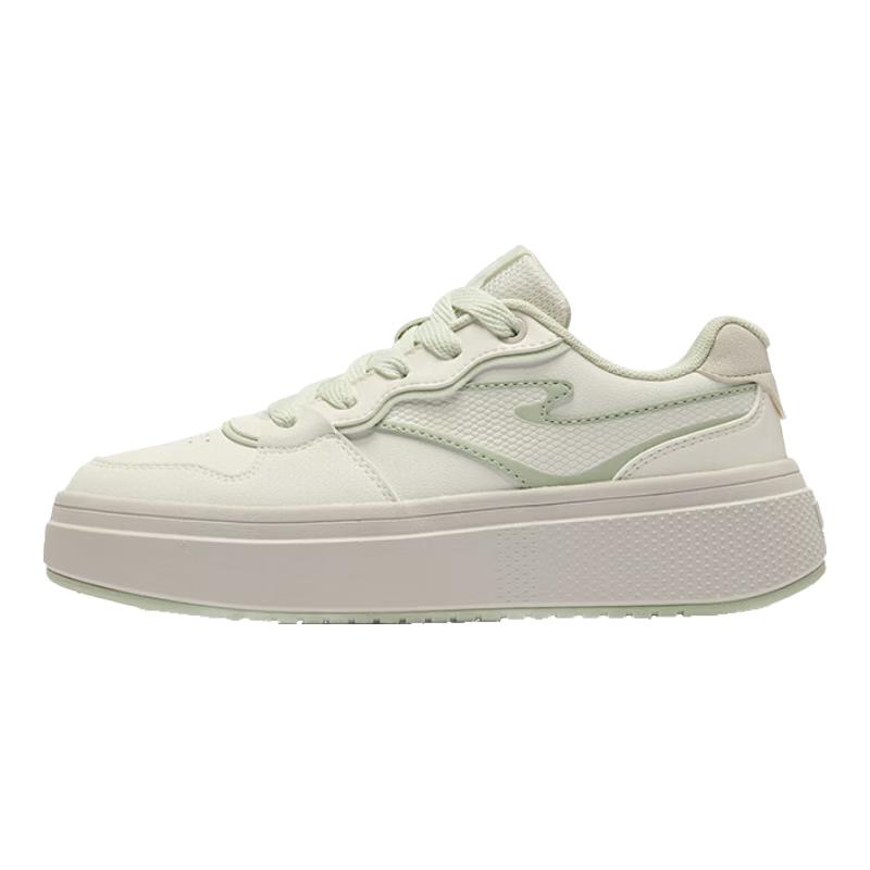 ERKE Women s Platform White Casual Shoes US 7