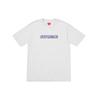 FW18 Çiçekli Logo Tişört Kül Grisi Logo Tişört Erkek SUP-FW18-316