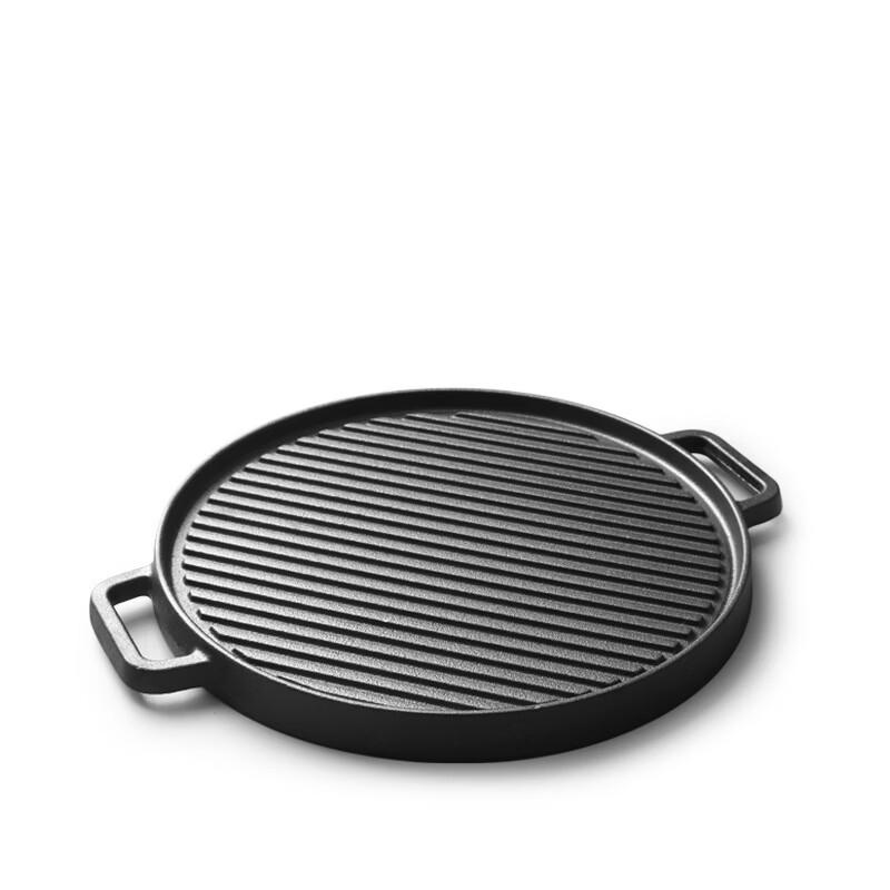 ZISIZ Cast Iron Striped Grill Pan