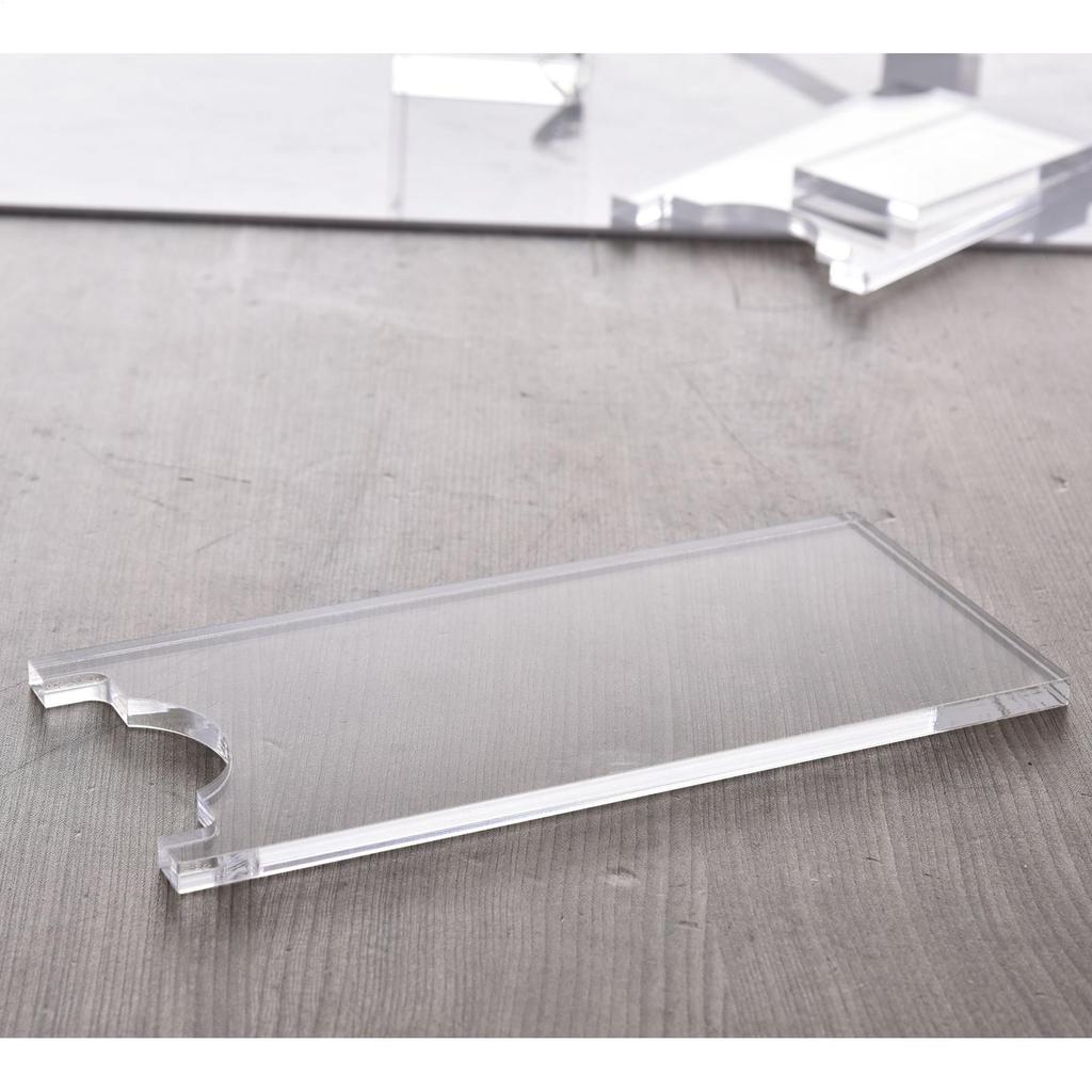 2PCS Transparent Acrylic Sofa & Bed Stopper Non-slip Furniture Wall Protective Pad Protect The Wall And Maintain Gaps Spacer