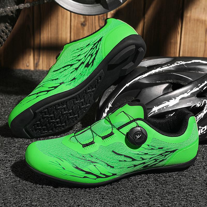 Scarpa da ciclismo MTB Pedale piatto scarpe da bicicletta tacchette Uomo tacchette scarpe bicicletta Scarpa Mountain Bike Ciclismo da Corsa Calzature Scarpa da ginnastica da ciclismo