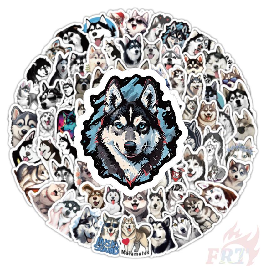 100Pcs/Set Husky Mini Pets Dogs Stickers DIY Fashion Decals Stickers