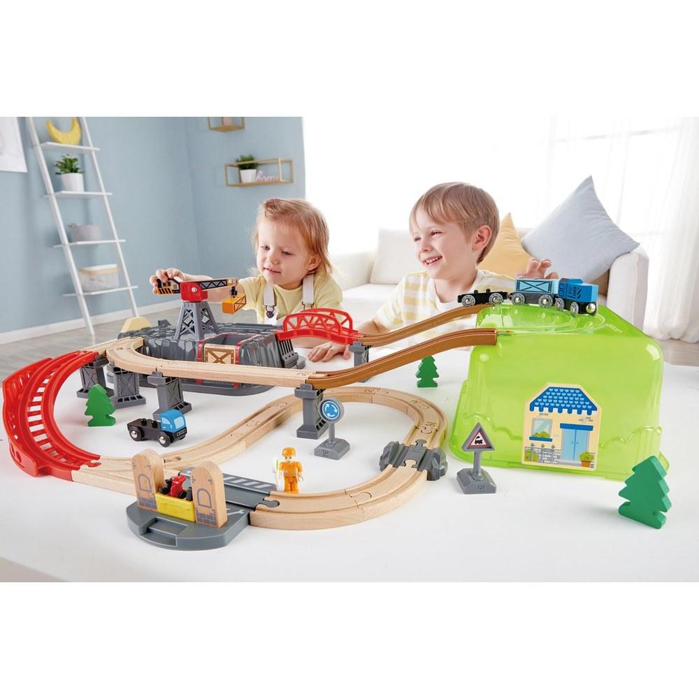 Hape Toy Storage Box Rail Set E3764 for Ages 3 and Up