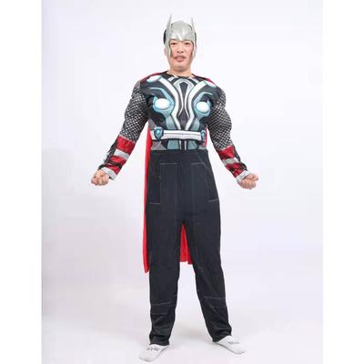 Halloween Cosplay Iron Man Held Spider-Man Batman Captain Thor Erwachsener Muskelkostüm