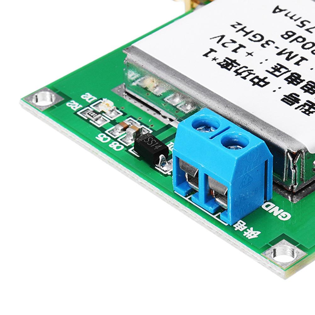 Low Noise LNA RF Broadband Amplifier Module Signal Strengthen 1 3000MHz 2.4GHz 20dB HF VHF UH