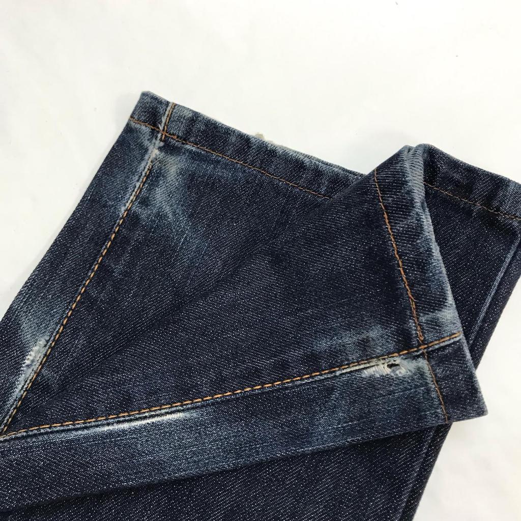 Made in Japan EDWIN 403 Denim Pants W28/W71-H88 Men S Inseam 75cm Indigo(USED)