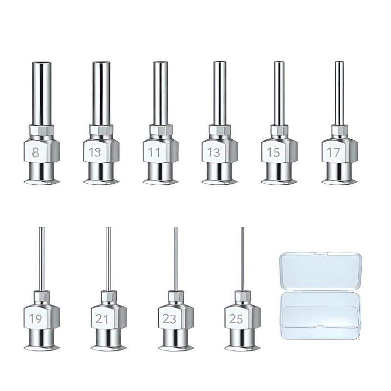 

Stainless Steel Dispensing Machine Needle 8G-30G Fluids Metal Industrial Glues Injection Needle Tip