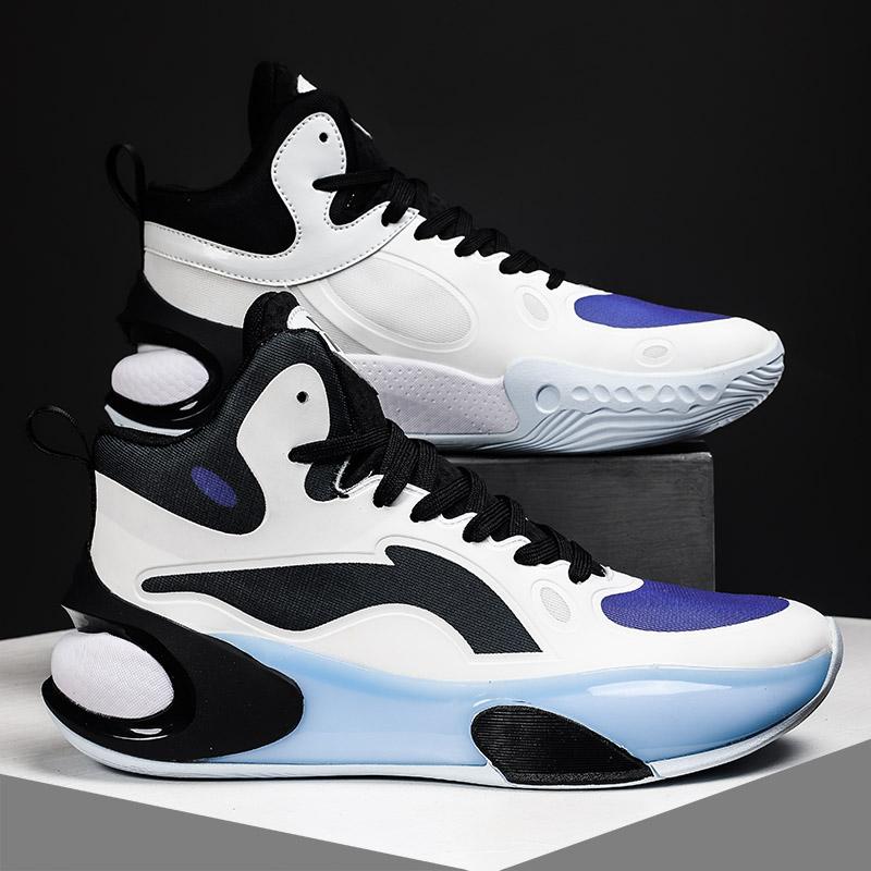 Баскетбольные кроссовки для мальчиков, молодежные кроссовки для бега, амортизирующие, дышащие, спортивные кроссовки, трендовые 35