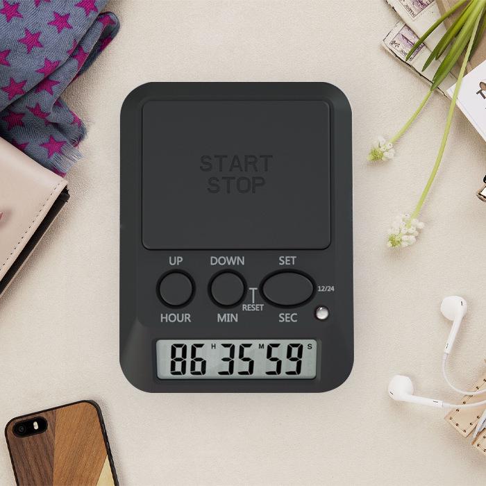 Timer da Cucina Elettronico con Bilancia, Conto alla Rovescia Giorno/Ora/Minuto/Secondo, Modalità Silenziosa, Cronometraggio Avanti e Indietro per la Cottura