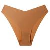 Plus Size Ladies Spring and Summer Sports Fast Dry Breathable Ice Silk Non Mark Low Waist Triangle Briefs
