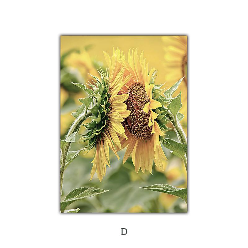 

Настенная картина на холсте, лимонная хризантема, подсолнух, двери поезда, окна, ностальгические деревенские постеры и принты, фотографии, декор 30x40cm No Frame