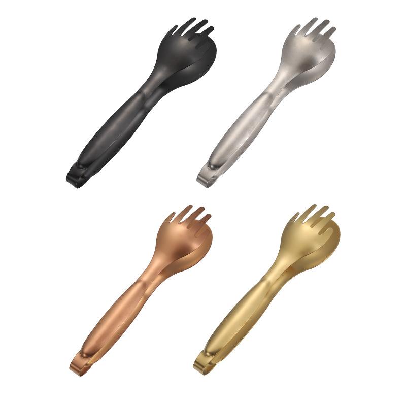 304 Stainless Steel Food Tongs Non-Slip Barbecue Grill Clip Steak Frying Spatula Kitchen Cooking Tools