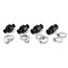 New Black Water Temperature Gauge Radiator Temperature Water Temperature Connector Pipe Sensor 16MM 18MM 20MM 22MM Hose Adapter