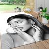 Elegant Beauty Black White Carpet Rug Soft Washable Antislip Home Living Room Sofa Mats Personalized Christmas Rug