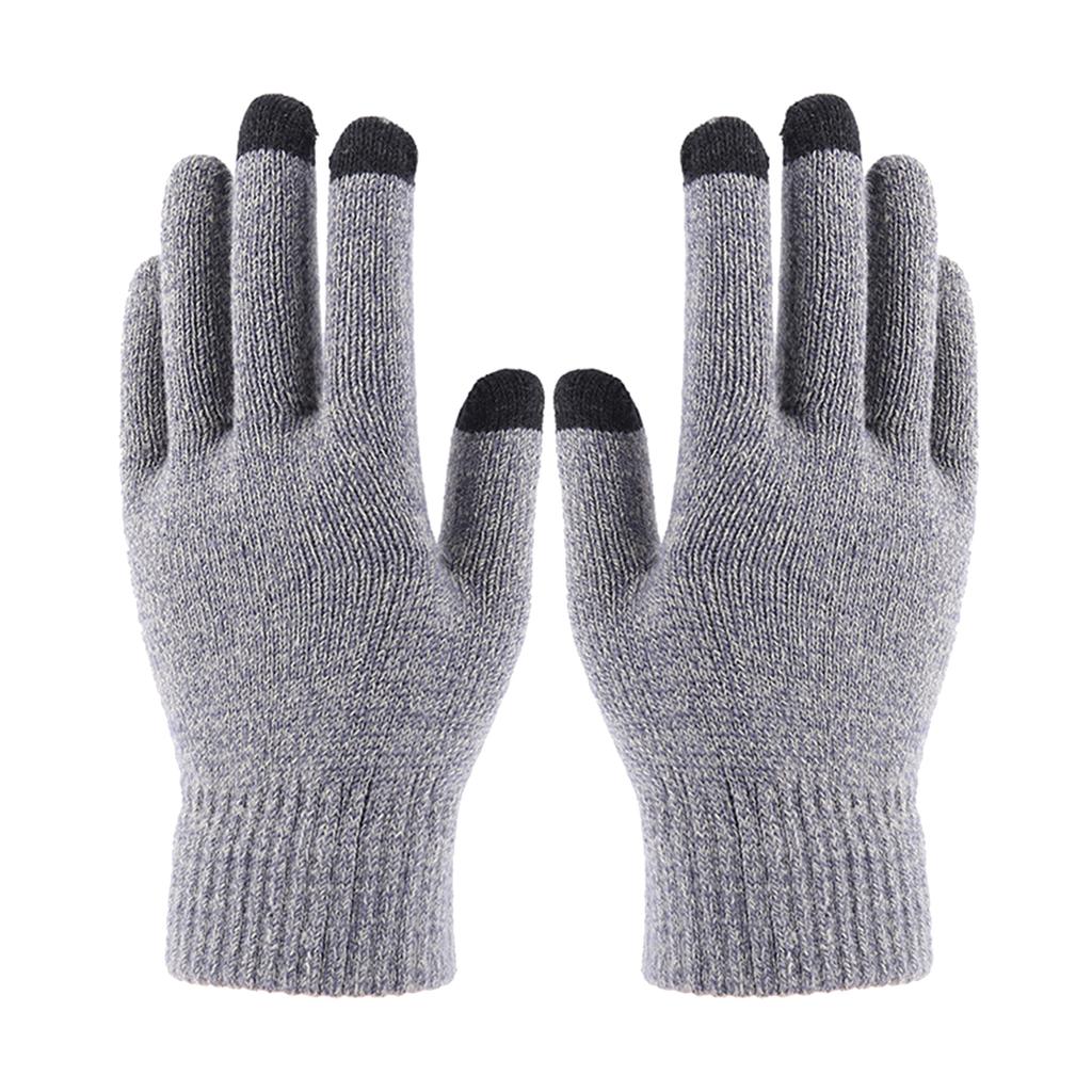 2PCS Winter Warm Full Fingers Gloves Waterproof Cycling Outdoor Sports Running Motorcycle Ski Touch Screen Fleece Gloves Guant