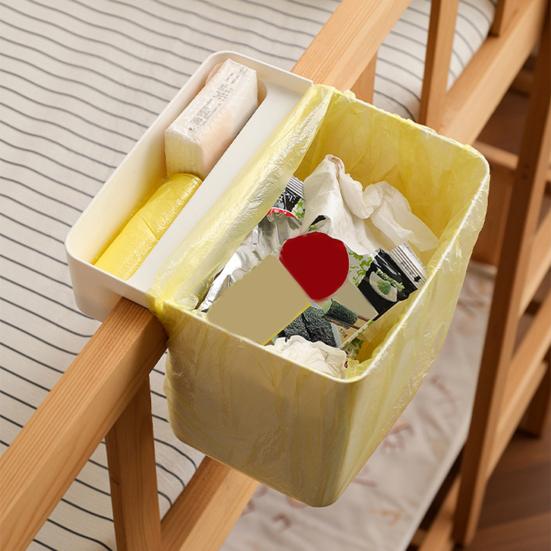 Bedside Hanging Basket Bedroom Dormitory Study Organizer Lidless Design Easy Access Snacks Sundries Storage