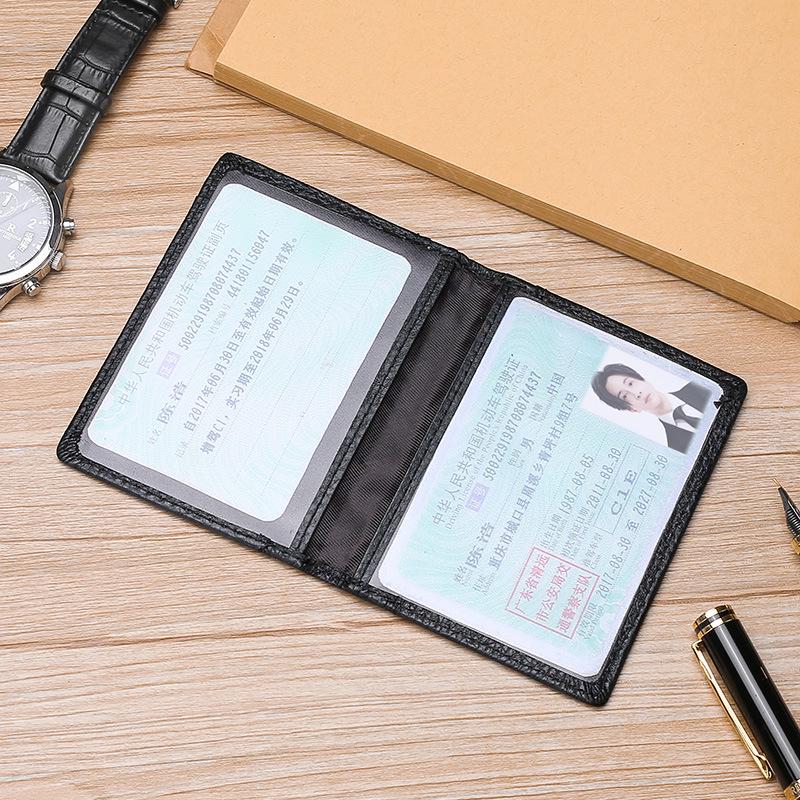 Men's Genuine Leather RFID-Blocking Slim Card Holder