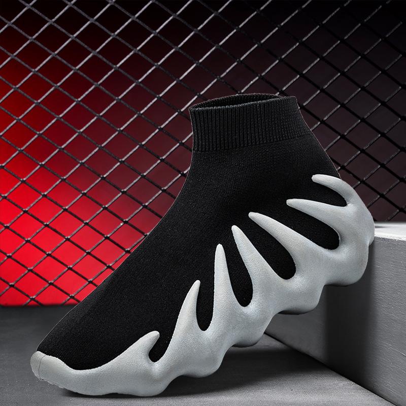 Men's shoes breathable single shoes new trend octopus men's socks shoes casual light sports shoes women