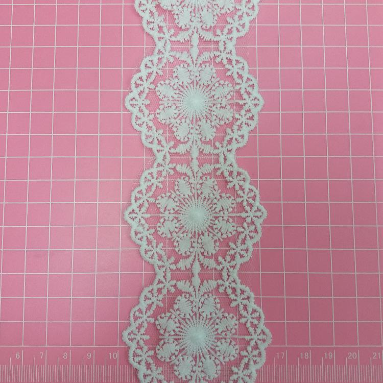 Кружево, Аксессуары для одежды, Кружево из молочного шелка, Кружевная хлопковая нить JH-070