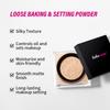 Lakerain Square Loose Setting Powder - Long-Lasting Oil Control Translucent Face Powder, Natural Coverage Pore Blurring Makeup Finishing Powder