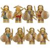 Mattoncini da costruzione, personaggi, bambole umanoidi, giocattoli, minifigure, bambole umanoidi, giocattoli per bambini, regali di compleanno, personaggi dei cartoni animati.
