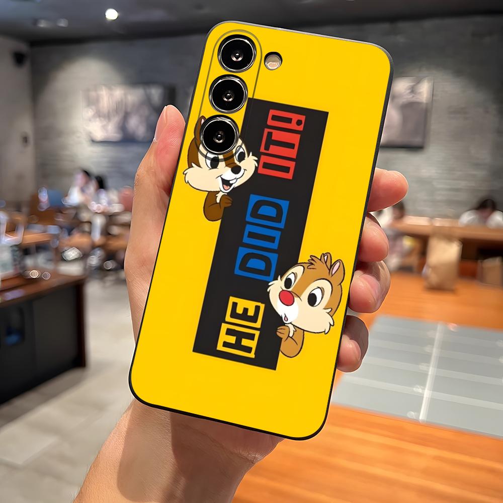 C-Chip 'n' Dale Phone Case For Samsung S23 Ultra S24 S22 S20 Fe S21 Plus Galaxy A54 A34 A24 A53 A13 A16 Back Cover