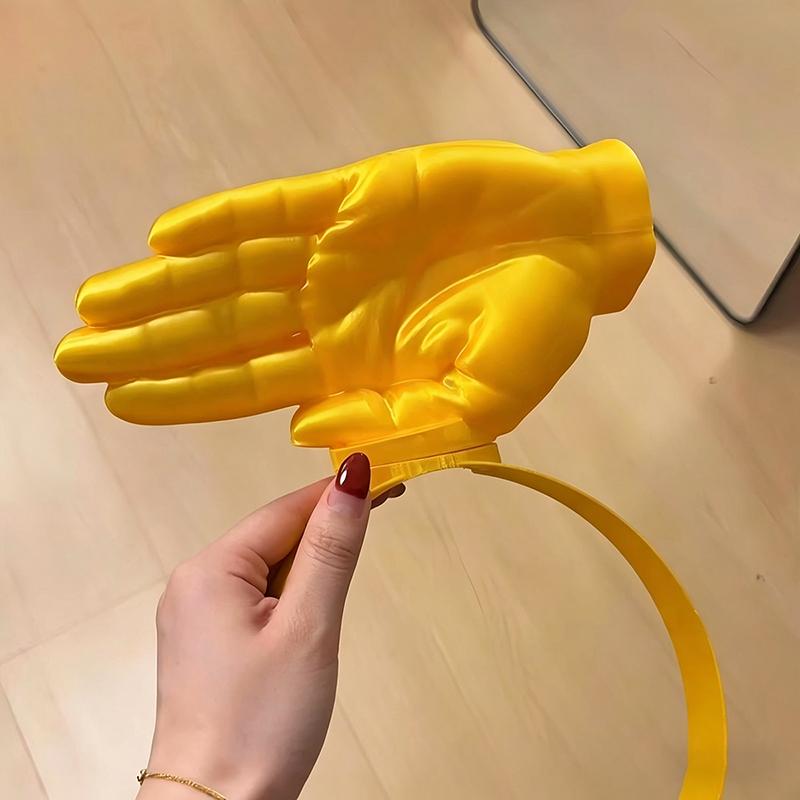 Funny Palm-Shaped Sun Hat 3D Printed Palm-Slap Sun Hats Hands-Free Hand Shade Hat Instant Sun Protection Visor Outdoor Travel