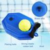 Single Tennis Trainer Heavy Duty Base With Elastic Rope Ball Outdoor Practice Self-Duty Rebound Sparring Device for Tennis Lover