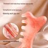 Natural Resin Double-Sided Gua Sha Facial Lifting and Firming Massager for Face, Neck, and Shoulders
