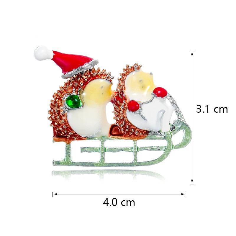 

Емалеві Різдвяні Брошки Різдвяна Ялинка Сніговик Шапки Санти Півні Сніжинка Металеві Значки Різдвяні Декоративні Прикраси