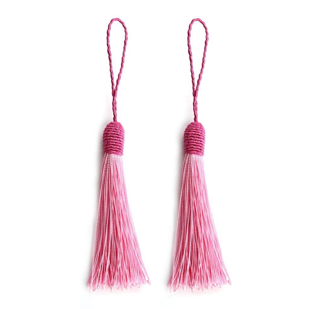 10pcs 15cm Polyester Tassels Pineapple Head Hanging Rope Bookmark Tassel Fringe For DIY Key Chain Earring Clothing Accessories