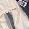 2026 Women's High-Waisted Mesh Splicing Wide-Leg Pants - Slimming, Drapey Summer Style