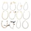 Pearls Chain Strap Short Purse Chain Replacement Pearls Handle Strap Beaded Purse Chains for Purse Handbag Wallet Phone