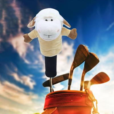 Golf Wood Driver Headcover Club Head Cover Lamb Shape Keepsake Protector Transport Protect Gift